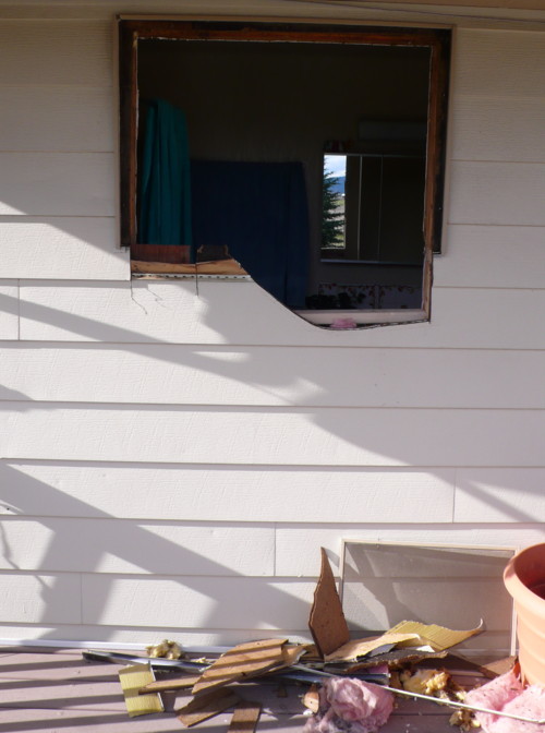 external bathroom