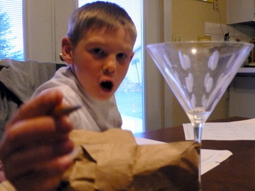 martinis and pencils