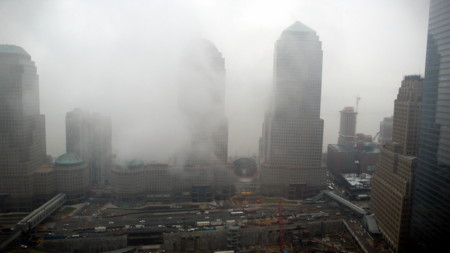Foggy day at the Pit